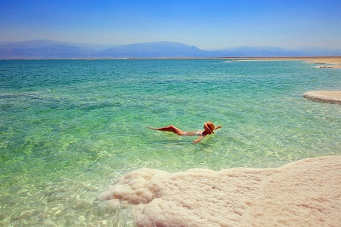 Short break in Dead Sea